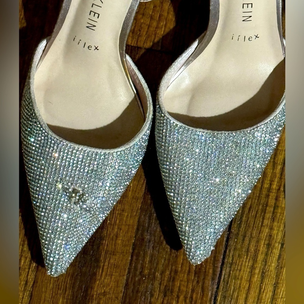 Anne Klein Ivan Embellished Slingback Pump - Picture 2 of 15